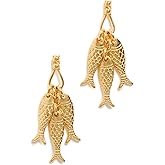 Brinker + Eliza Women's School of Fish Earrings