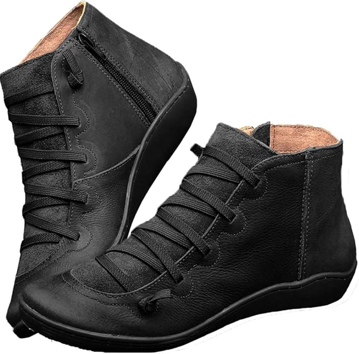 Xiakolaka Ankle Booties Comfortable Casual