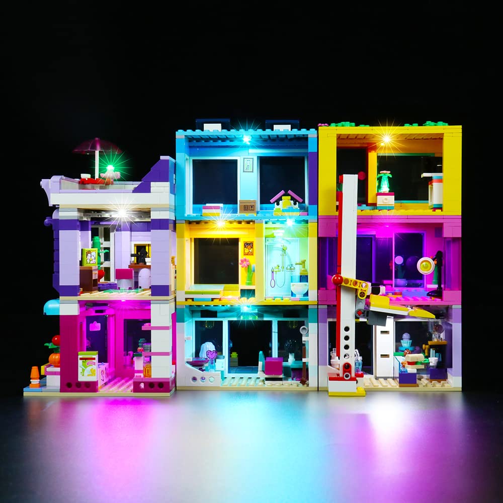 Led Light Set for Lego Main Street Set - Not Include Lego Models, Led Light Kit for Lego 41704 Friends Main Street Set — image 1