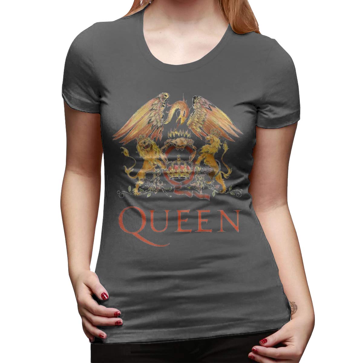 S Queen Band Classic Logo T Shirt Fashion Short Sleeve Tee Zelite