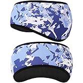 Shanyingquan Camouflage Winter Fleece Ear Warmer Headband Breathable Moisture Wicking Ear Running Headwear Earmuffs Sweatband Pullover Pack of 2