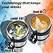 Stainless Steel Travel Tumbler Cup- -30 oz Double Wall Vacuum Insulated Drinking Thermal Mug with Anti-Splash Lid- Keeps Your Beverage Hot or Cold -fit handle. BPA Free.