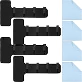 Tigeen 4 Pcs Sousaphone Shoulder Pads Non Slip Anti Fatigue Padding | Adjustable Hook Loop Straps, Cushioned for Pain Relief, Includes 2 Microfiber Cloths, for Marching Band Tuba