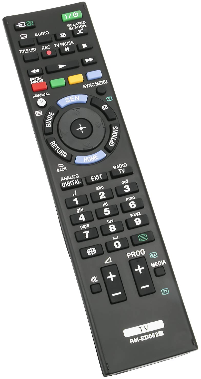 RM-ED052 Remote Control Replacement -VINABTY RMED052 Remote for Sony KD-79X9005 KDL-46HX75G KDL-55HX855 KDL-40HX855 KDL-46HX855 KDL-55W805B KDL-46W905A KDL-42W805A KDL-32R433 KDL-50W815B KDL-55W905A