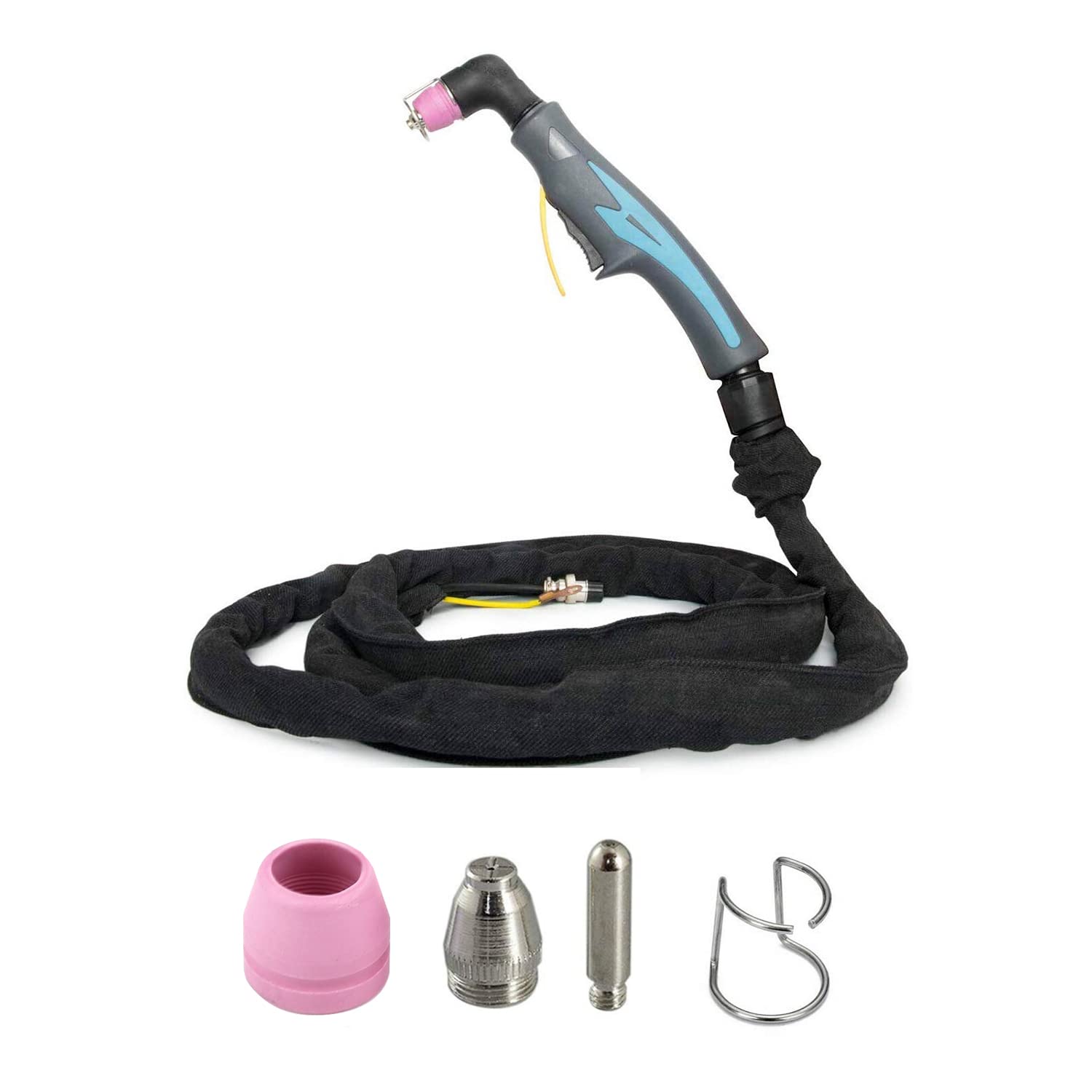 SUSEMSE Plasma Cutter Cutting Torch AG-60 SG-55 WSD-P60 Pilot Arc Non-Touch Start with Cable Connection 2 Pins 60A 5M