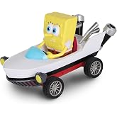 NKOK Spongebob&reg; Pull Back Car Toy | Boatmobile Kart Racing Vehicle | Officially Licensed SpongeBob&reg; Toy from Nickelodeon Kart Racers 3, with Pull-Back Action, No Batteries Required, Grippy Tires