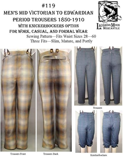 Amazon Com Patron De Costura Para Pantalones De Hombre Mid