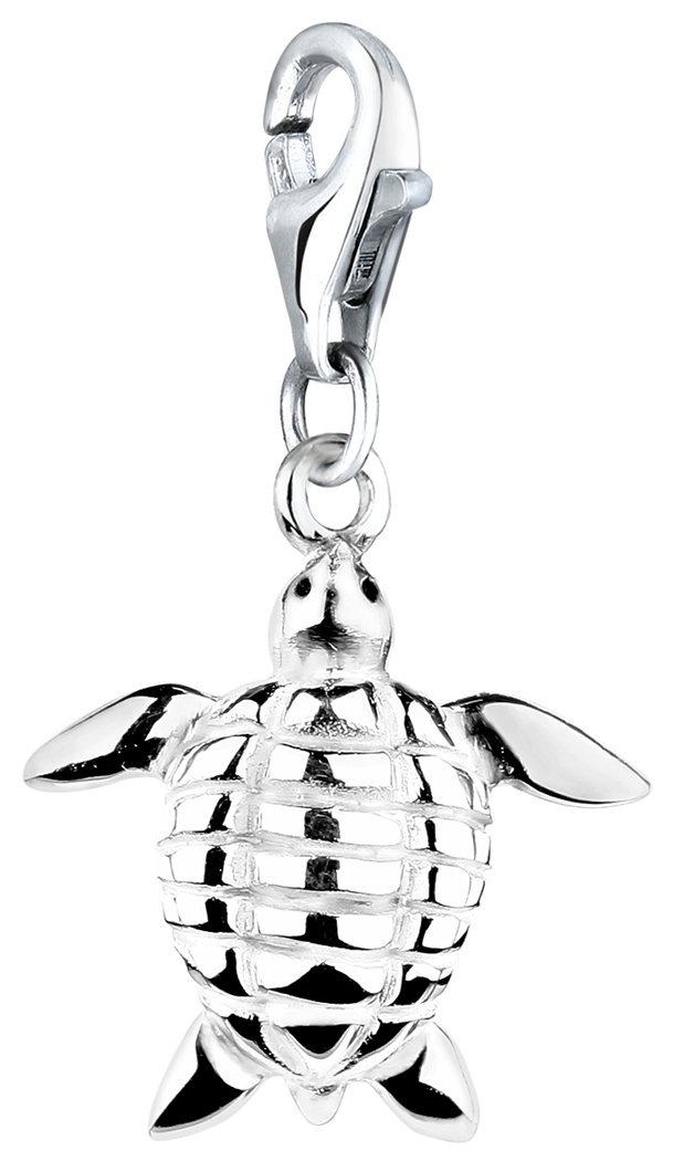 Nenalina Charm Turtle Pendant, for All Brands of Charm Bracelets and Necklaces, Made of 925 Sterling Silver, 713150-000