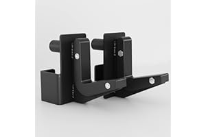 MAJOR LUTIE J-Hook, Power Cage Attachments Barbell Bar Holders for Squat Rack for PLM03, Set of 2