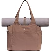 ESVAN Yoga Tote Bag Mat bag Women Shoulder Bags Carryall Tote for Travel Office Workout Gym Nurse Beach