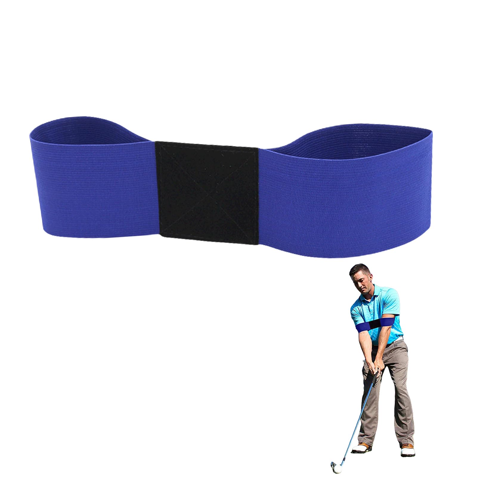 QGH Golf Swing Trainer Aid, Golf Training Aids Golf Trainer Arm Band, Golf Grip Training Aid, Golf Grip Trainer Swing Trainer Practice Golf Assistant for Golf Beginner