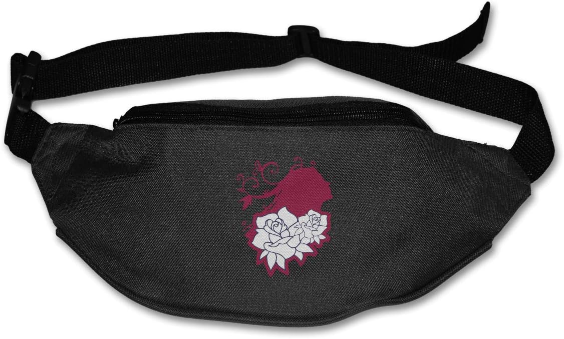 Waist Bag Fanny Pack Silhouette of Human Body Pouch Running Belt Travel Pocket Outdoor Sports