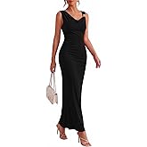 BTFBM Spring Dress for Women Sleeveless Solid Bodycon Homecoming Prom Cocktail Wedding Guest Dresses Summer Clothing