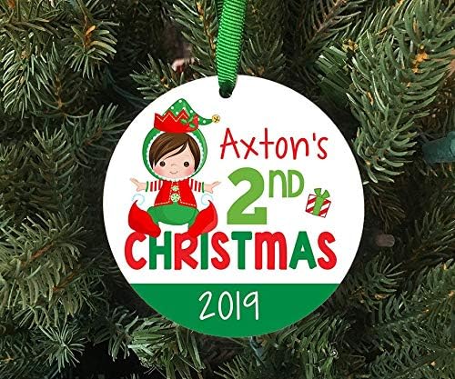 baby's 2nd christmas ornament
