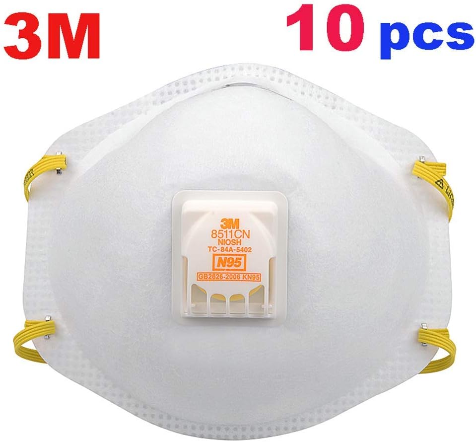 The 3M 8511 N95 Particulate Respirator and Dust FaceMask (10 PCS with box)