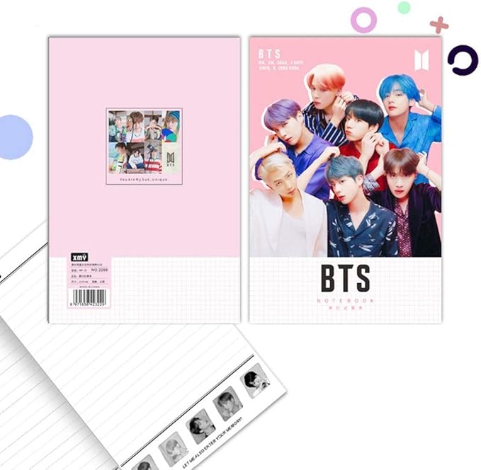 Kokuya con Estilo K-Pop Bts Blackpink Cuaderno Libro de Bolsillo Bloc
