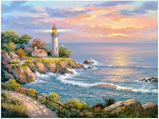 Uniqueaur Diamant Nom De Phare De Coucher De Soleil De