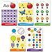 Educational Insights Hot Dots Getting Ready for School! Set - Preschool Workbooks with Interactive Pen, Homeschool Learning Books, Build Toddler Reading & Math Skills, Ages 4+