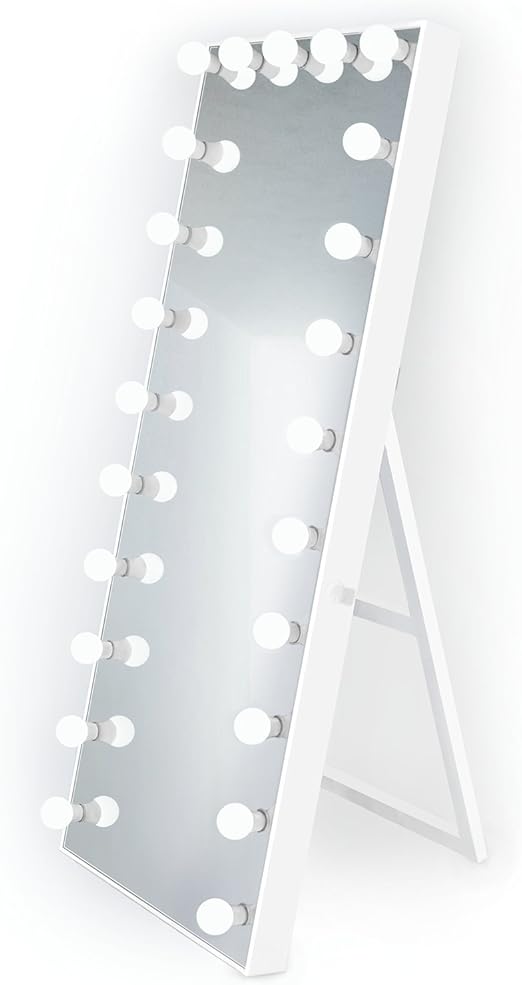 Amazon Com Krugg Full Height Lighted Hollywood Vanity Mirror