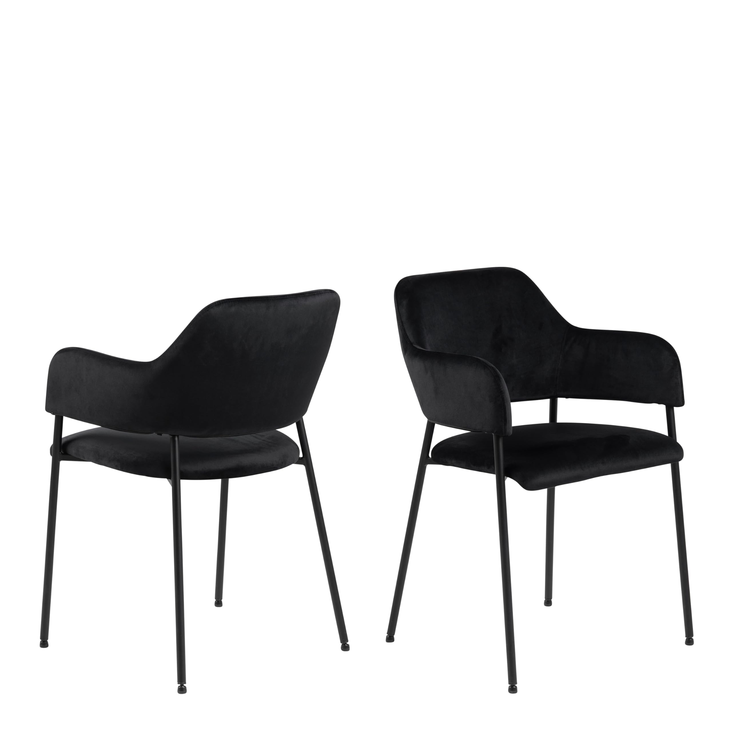 Furniture To Go | Lima, Black, Dining Chair with Armrest