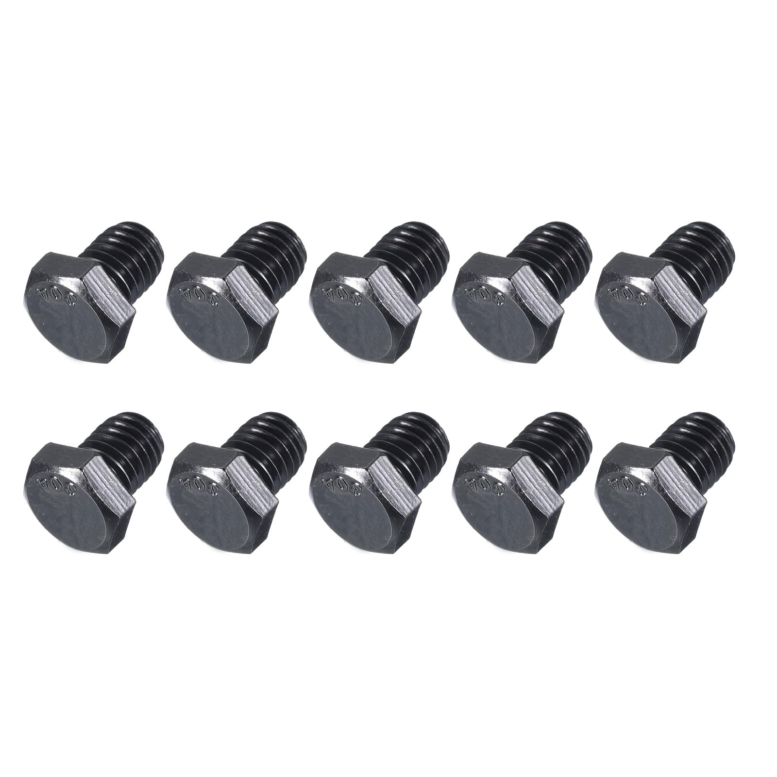 METALLIXITY Hex Head Bolts (3/8-16 x 1/2") 20Pcs, 304 Stainless Steel 18-8, Fully Threaded, External Hex Drive, Hex Head Screw Bolt, Black Oxide โ image 1