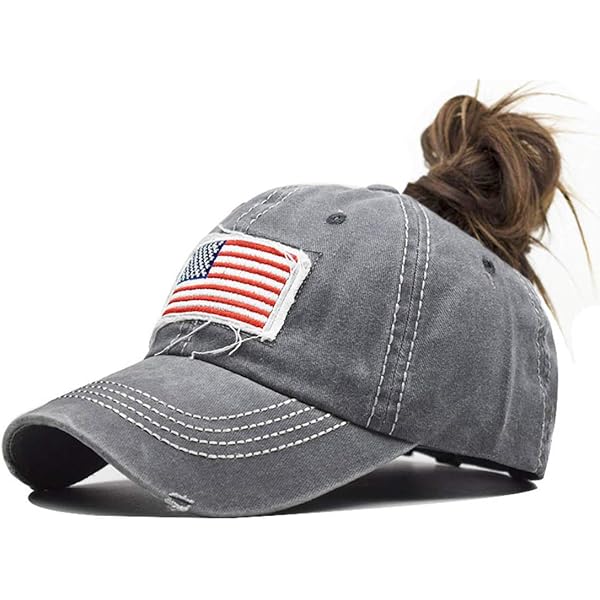 Amazon.com: Custom Hat, Distressed Baseball Cap or Ponytail  display picture 1