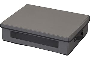 Household Essentials Platter Storage Chest, Gray