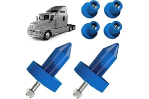 SUSUPACI 2 Pack 924-5410 Hood Pin Bushing Poly Kit Fit for Kenworth T2000 W900 T800 T600A 2003-2010 Replace for K179-528 K179D450 K066-218