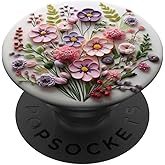 Mixed Flower Bouquet Floral Pattern PopSockets Adhesive PopGrip