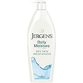 Jergens Daily Moisture Dry Skin Moisturizer, Hand and Body Lotion, with HYDRALUCENCE blend, Silk Proteins, and Citrus Extract, 21 Oz