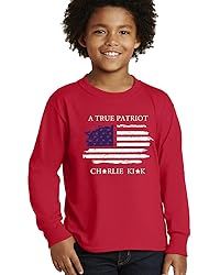True Patriot Flag American Pride Youth Longsleeve