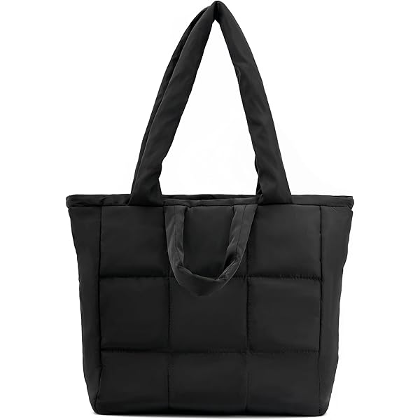 Bolso Acolchado De Gran Capacidad, Bolso De Hombro