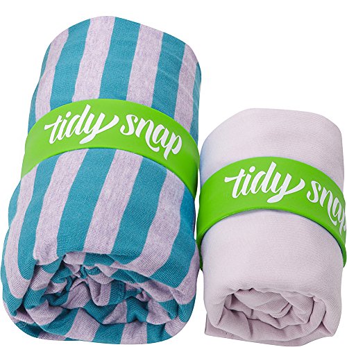 Tidy Snap Packing Travel Bands Medium - 30 Pack (Green)