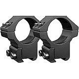 wipboten 1" Dovetail Scope Mount Rings Medium Profile for 11mm Dovetail Rails 2 Pieces