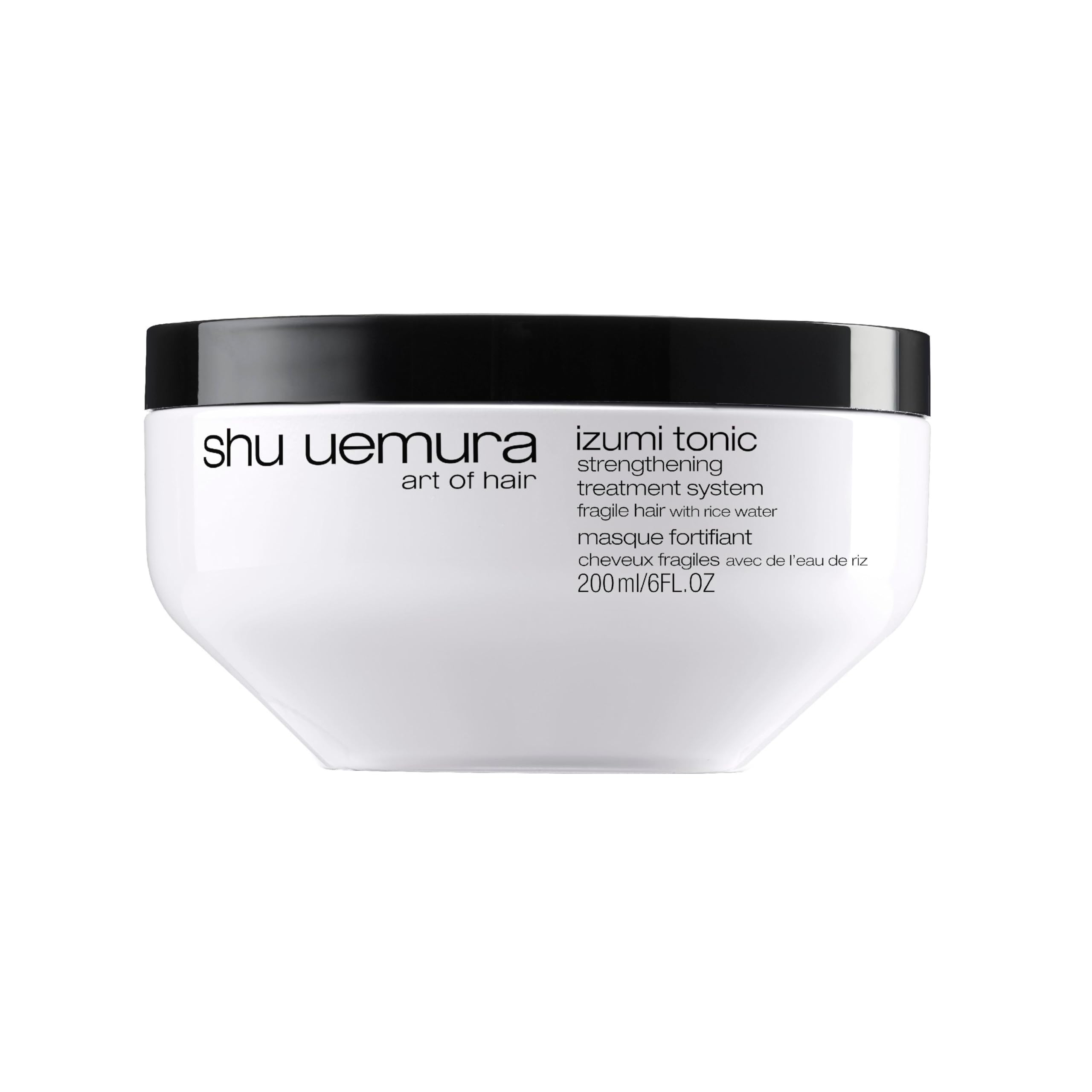 Shu Uemura, Strengthening Hair Mask Izumi Tonic, All Hair Types, Enriched with Rice Water, Shine & Thickness, 200 ml