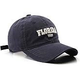Florida Hat Unisex Baseball Cap Cotton Sun Hat Adjustable Trucker Cap