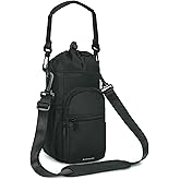 sportsnew Water Bottle Holder with Strap 32oz 40oz Insulated Water Bottle Carrier Sling Bag with Phone Pocket Crossbody