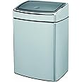 Brabantia Rectangular Touch Bin, 10 L - Brilliant Steel