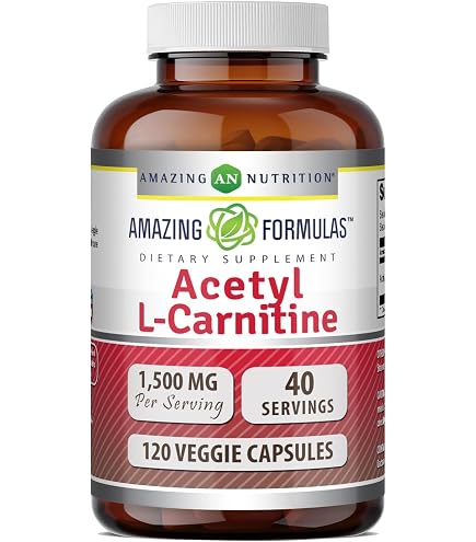 Amazon.com: Amazing Formulas - Suplemento de acetil L-carnitina | 1000 mg  por porcin | Suplemento de 120 tabletas | Sin OMG | Sin gluten | Fabricado  en Estados Unidos : Salud y Hogar