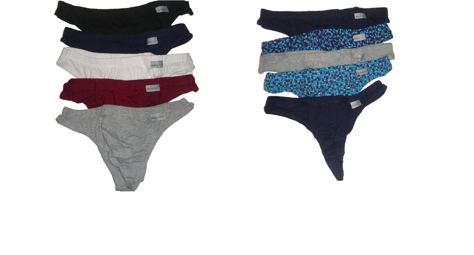 Buy Fruit of the Loom Men Thongs,10 Pack,100 Cotton, Assorted Color