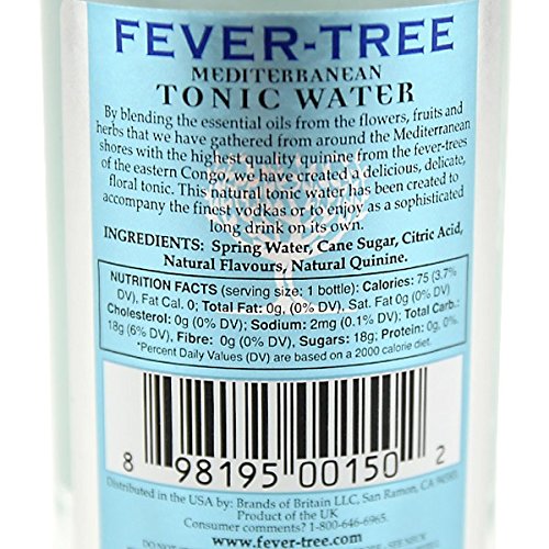 FeverTree Mediterranean Tonic Water 4 x 200ml Buy Online in UAE