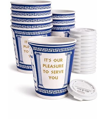 Amazon.com: NY Coffee Cup (50 paper cups with lids) : Health & Household