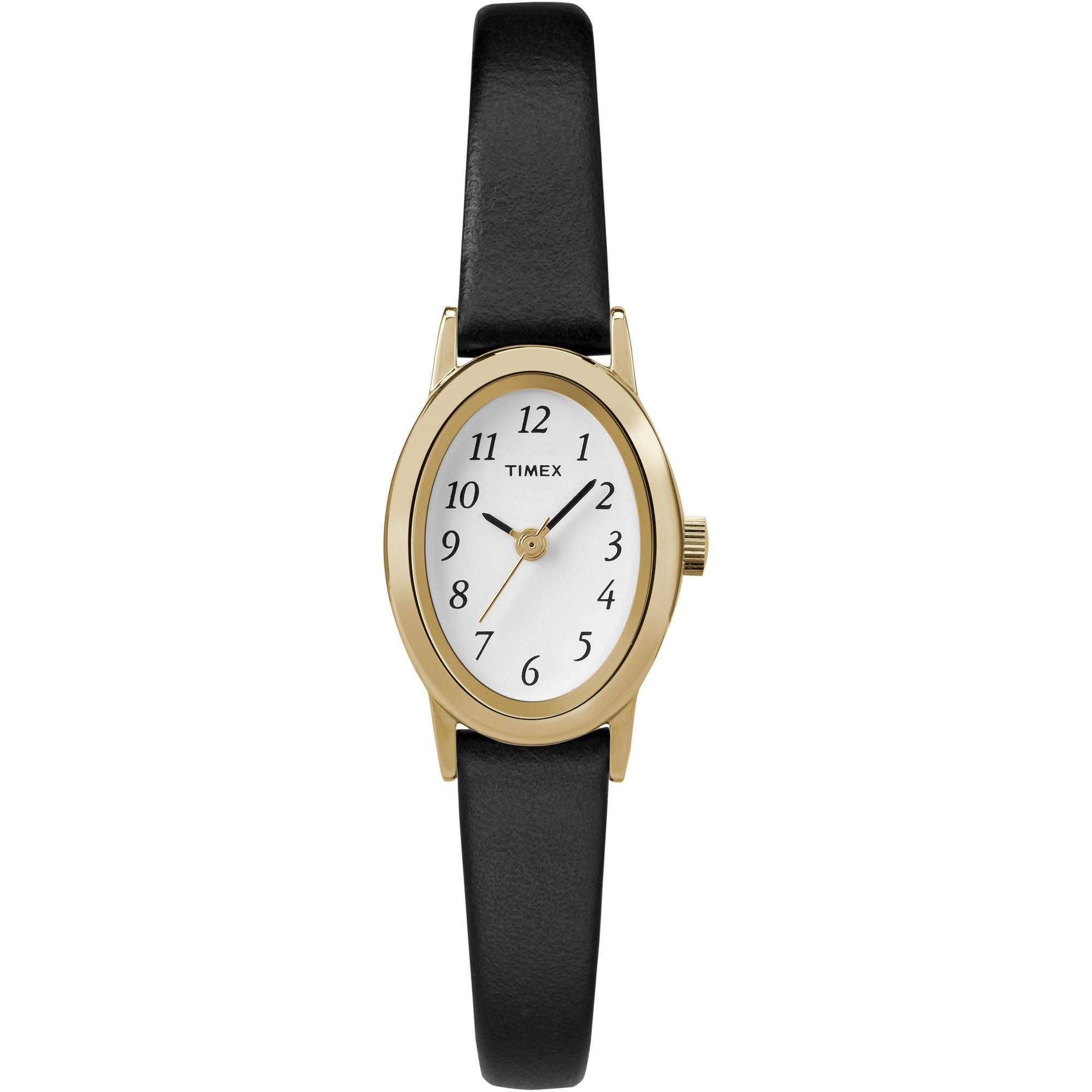Timex T21912 Cavatina Reloj con correa de cuero negro para mujer
