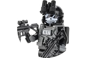 Battle Brick CIA Ghost SAD/SOG Commando Custom Minifigure | 1.6 Inches Tall | Genuine Military Minifig | Head Printed in USA | Great Gift for Ages 10+ to Adult AFOL