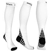 Physix Gear Compression Socks 20-30 mmHg - Men & Women - Running, Nurses, Shin Splints, Flight, Travel