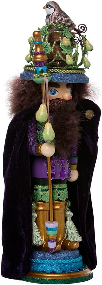 Nutcrackers - Kurt S. Adler Kurt Adler 18-Inch Hollywood Partridge in a Pear Tree Nutcracker