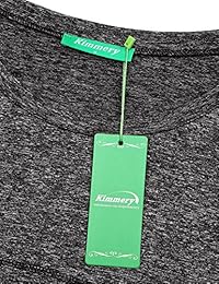 kimmery Mujer Manga Larga Yoga Tops Activewear correr entrenamiento playera