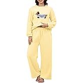 Yimoon Women' s Fluffy Fleece Pajama Set Pullover Pants Winter Dachshund Fuzzy 2 Piece Plush Pjs Warm Loungewear Sleepwear