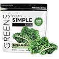 Clean Simple Eats Super Greens Powder Mix, Greens Superfood Powder Smoothie & Juice Mix, Gluten Free, Includes Powerhouse Superfoods Chlorella & Spirulina Powder Organic (30 Servings)