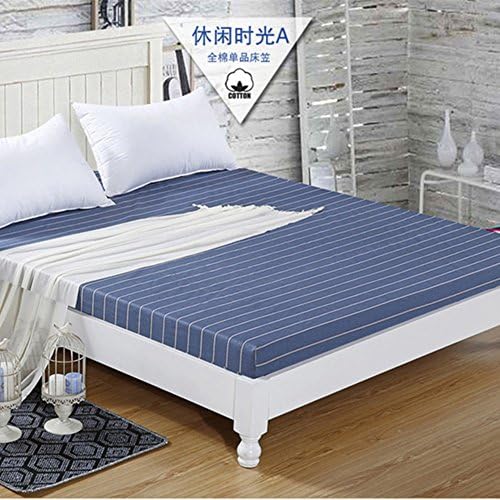 Whole cotton bed and single piece/pure cotton mat/mattress cover/latex mattress cover/fitted cover-R 150x190cm(59x75inch)